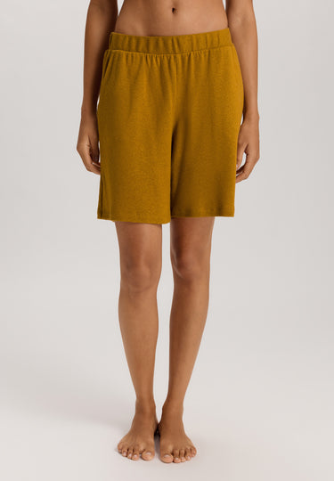 Summer Knits Linen Blend Shorts | Golden Cumin 78879-2803